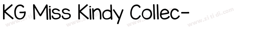 KG Miss Kindy Collec字体转换